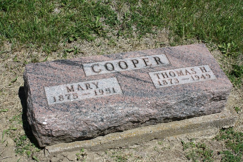 Mary COOPER Grave Photo