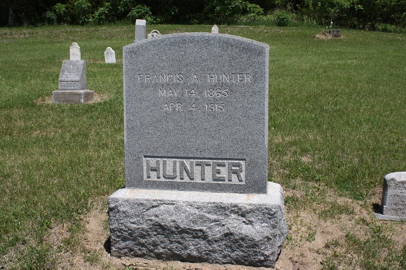 Francis A. HUNTER Grave Photo