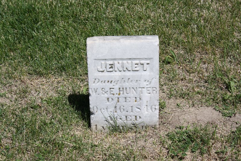 Jennet HUNTER Grave Photo