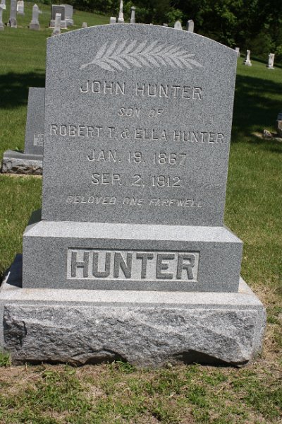 John HUNTER Grave Photo