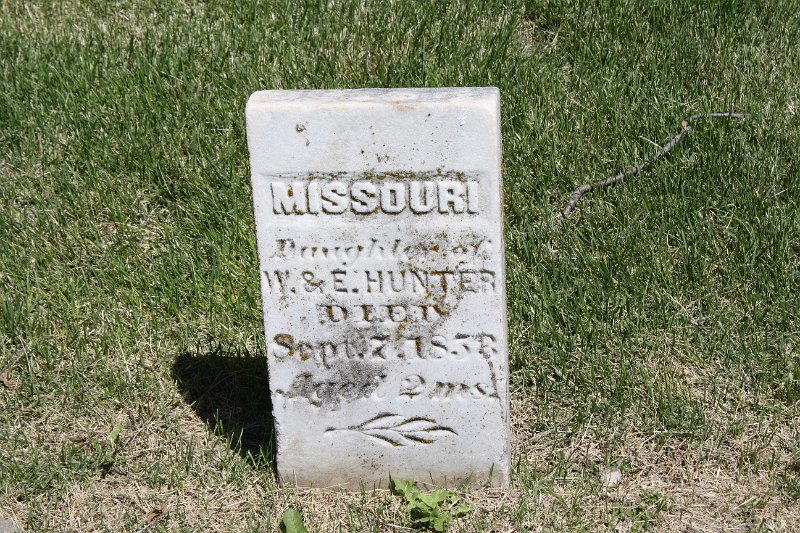Missouri HUNTER Grave Photo